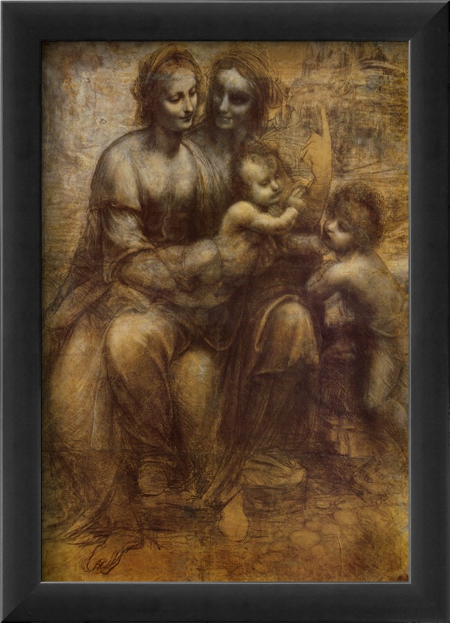 The Virgin and Child with St. Anne By Leonardo Da Vinci